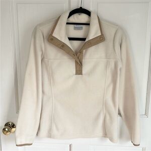 Columbia Fleece Quarter Button Sweatshirt